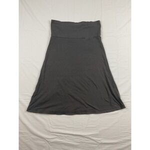 Kavu Fold Over Waist Skirt XS Gray Cotton Casual Travel Outdoor Minimalist‎